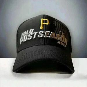 Pittsburgh Pirates MLB Authentic Strapback 2013 Post-Season Black  Baseball Hat